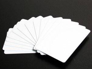 Evolis Classic Blank Cards - 30 mil - weiß - 100 Karte(n) Karten (Packung mit 5)