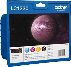 Brother LC1220VALBP - 4er-Pack - Schwarz, Gelb, Cyan, Magenta