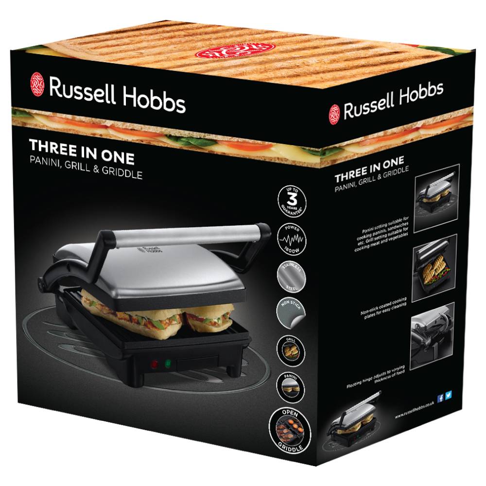 Russell Hobbs Cook@Home 17888-56 3-IN-1 - Grill