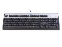 HP Tastatur - USB - Italienisch - Silber, tiefschwarz