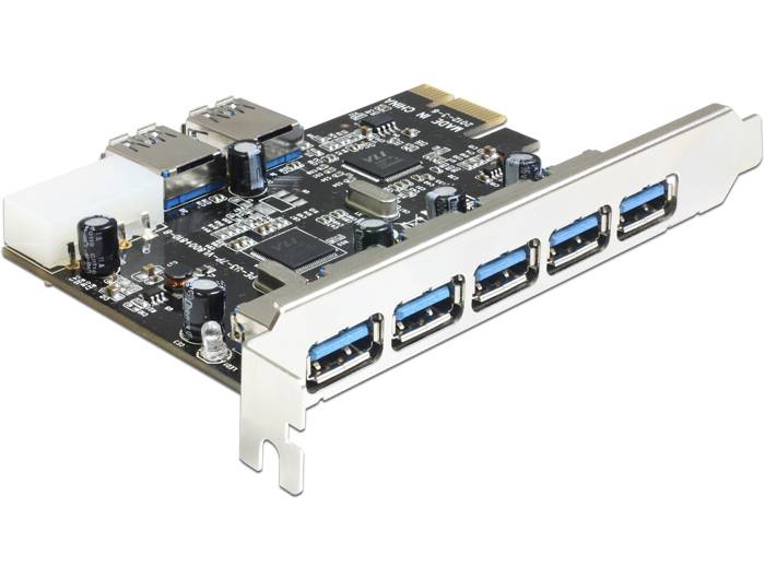 Delock PCI Express Card > 5 x external + 2 x internal USB 3.0