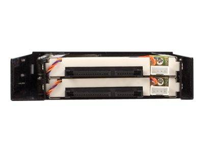 StarTech.com SATA Wechselrahmen 3,5 Zoll trägerlos - Mobiles Festplatten Speicher Rack für 2x 6,4cm (2,5)