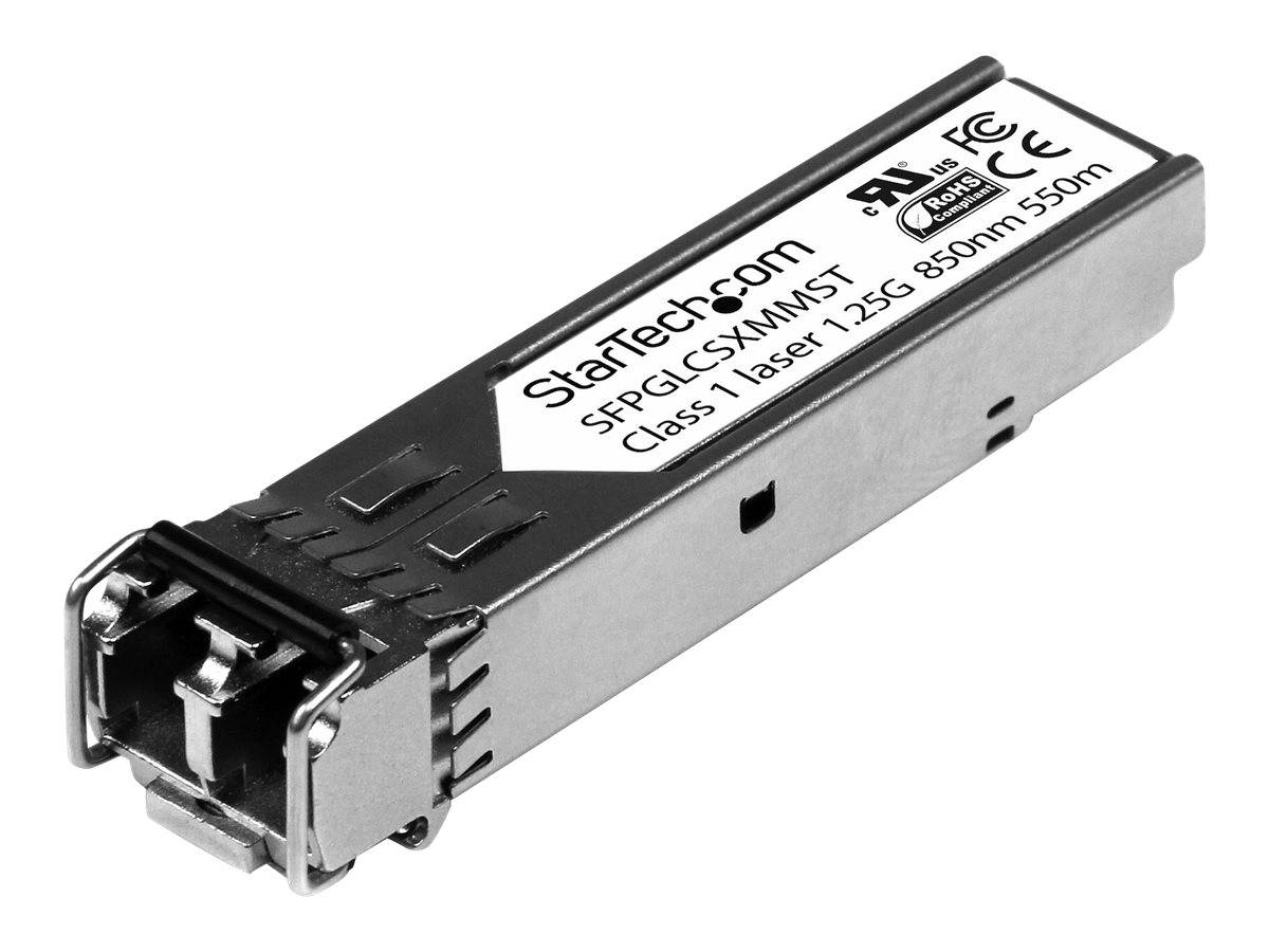 StarTech.com Cisco kompatibel Gigabit SFP Transceiver Modul MM LC - Mini-GBIC bis 550m - Glasfaser Transceiver 850nm 100