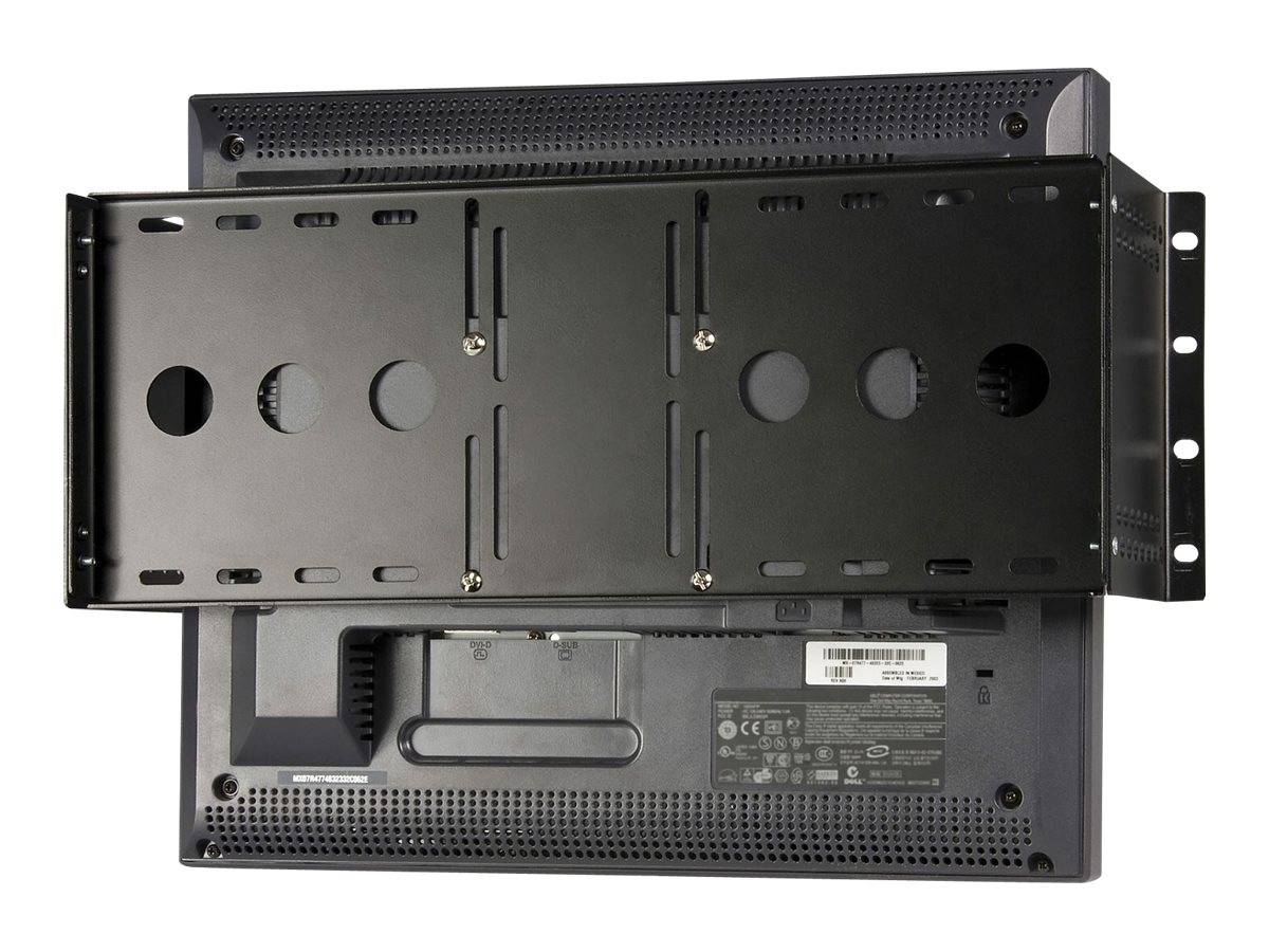 StarTech.com Universal LCD Monitor Vesa Halterung für 19" Serverschrank / Rack - Befestigungskit - für LCD-Display - fester, kaltgepresster Stahl