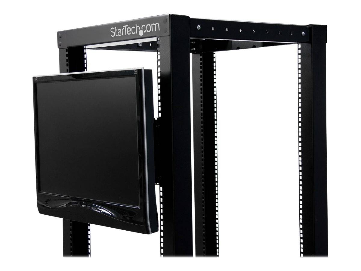 StarTech.com Universal LCD Monitor Vesa Halterung für 19" Serverschrank / Rack - Befestigungskit - für LCD-Display - fester, kaltgepresster Stahl