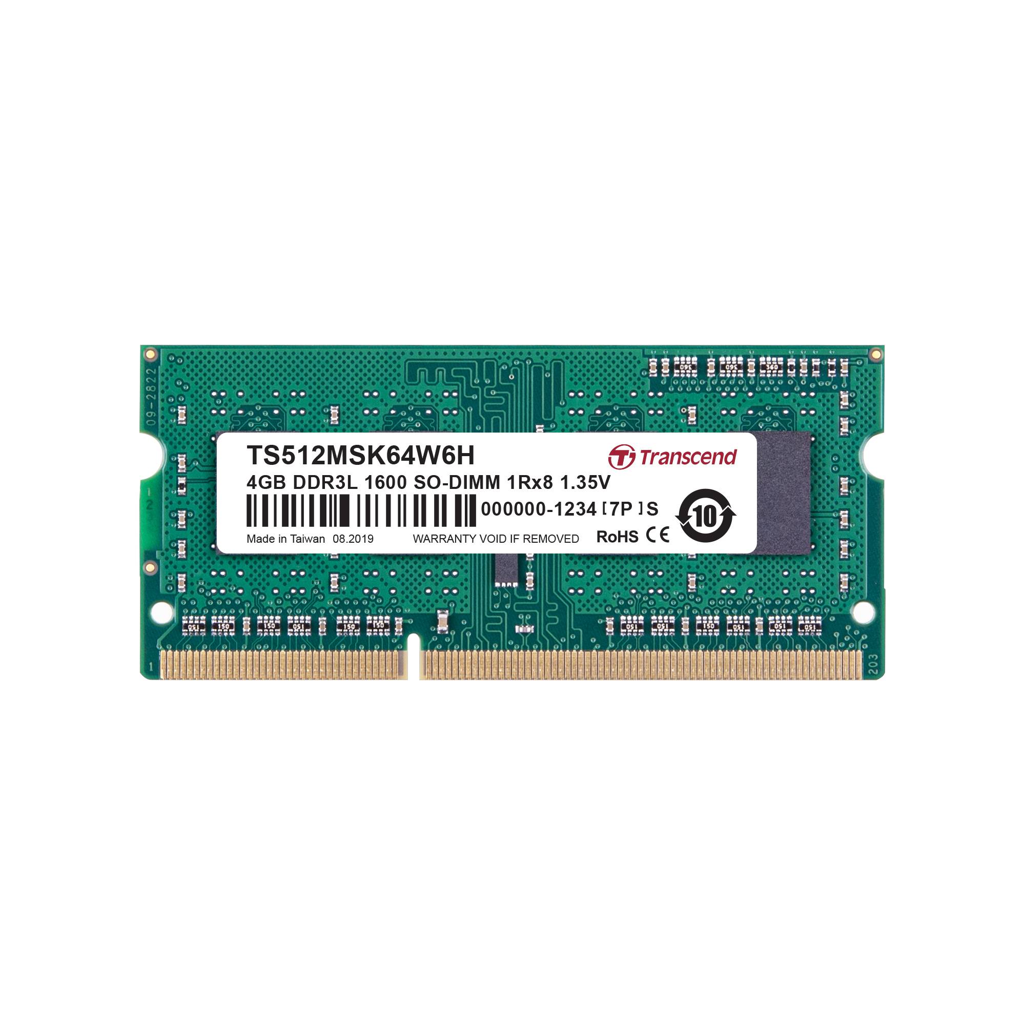 Transcend - DDR3L - Modul - 4 GB - SO DIMM 204-PIN