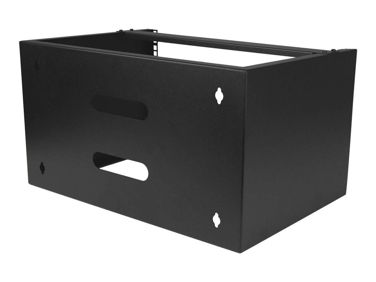 StarTech.com Halterung für Patchpanel, 6U Rack für Wandmontage, Befestigung für Netzwerk-Geräte, robuste Konstruktion, S