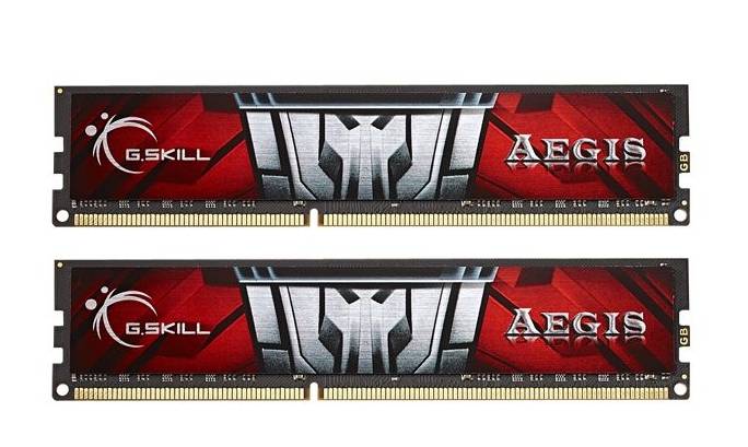 G.Skill AEGIS F3-1600C11D-8GIS - DDR3 - kit - 8 GB: 2 x 4 GB