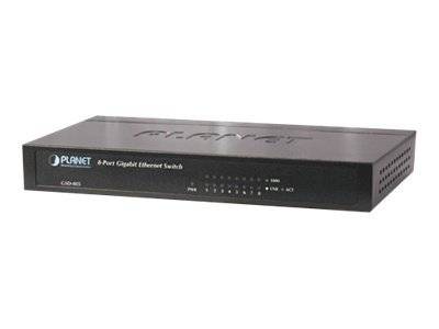 PLANET GSD-805 - Switch - 8 x 10/100/1000 - Desktop