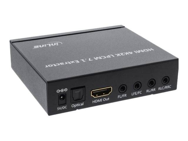 INLINE - HDMI Audio Extraktor/Signaltrenner - Eingang 4K2K HDMI