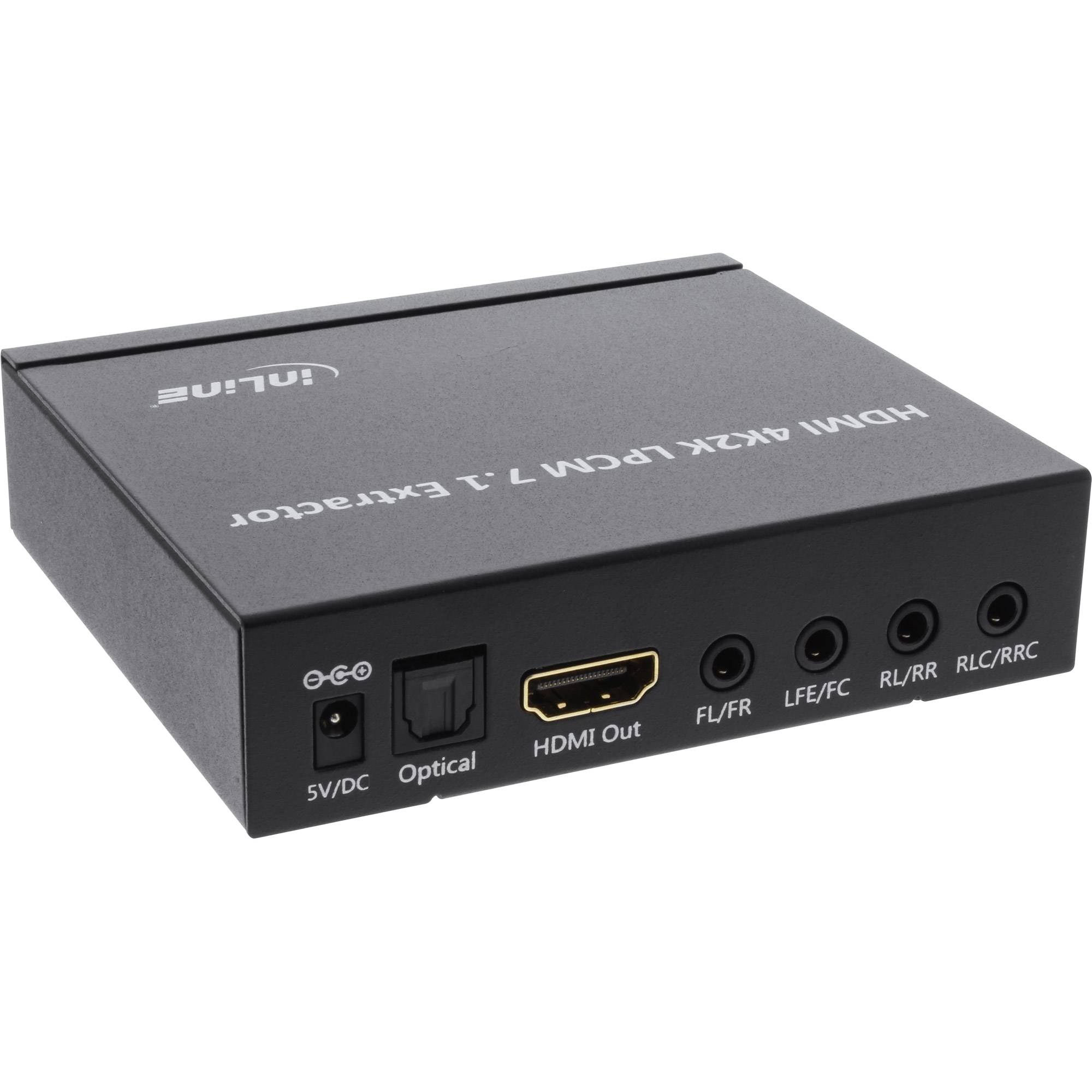 INLINE - HDMI Audio Extraktor/Signaltrenner - Eingang 4K2K HDMI