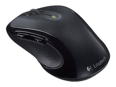 Logitech M510 - Maus - Für Rechtshänder - Laser - 5 Tasten - kabellos - 2.4 GHz - kabelloser Empfänger (USB)