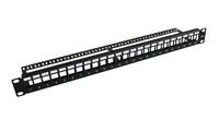 MicroConnect - Patch Panel - Schwarz - 1U - 48.3 cm (19"")