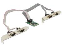 DeLock MiniPCIe I/O PCIe full size 4 x Serial RS-232