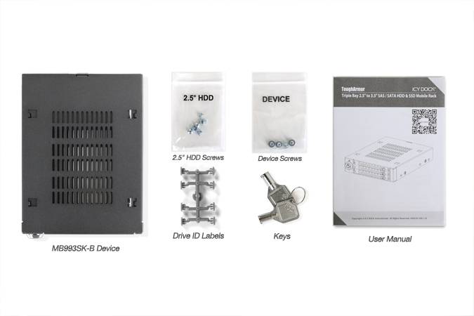 ICY Dock ToughArmor - Gehäuse für Speicherlaufwerke - 2.5"" (6.4 cm)