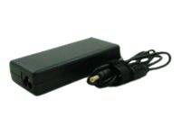 Ein schwarzer rechteckiger Netzadapter mit einem Kabel und Stecker, wahrscheinlich für elektronische Geräte verwendet.