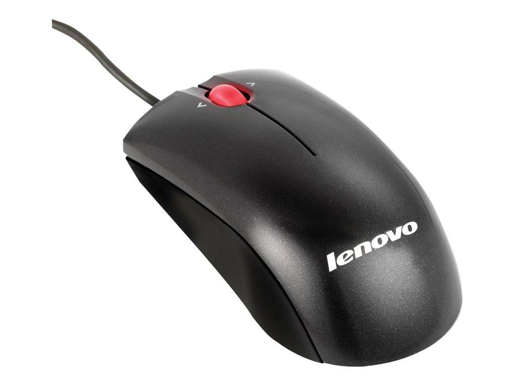 Lenovo - Maus - optisch - 3 Tasten - kabelgebunden