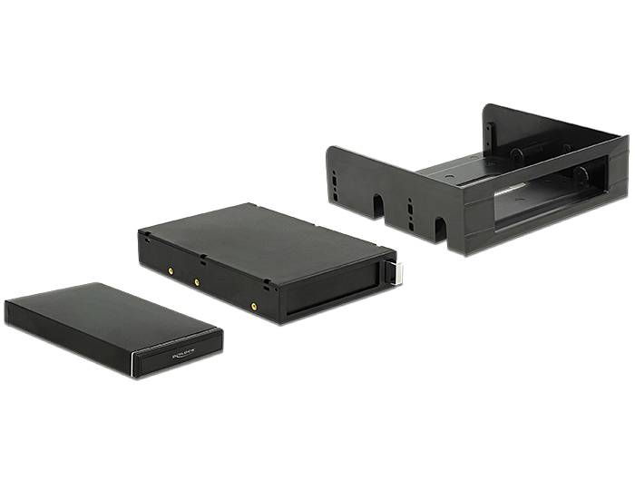 DeLOCK 3.5""/ 5.25""Mobile Rack for 2.5""SATA hard drives and SSDs - Mobiles Speicher-Rack - 2.5"" (6.4 cm)