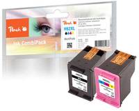 Peach - 2er-Pack - Schwarz, Farbe (Cyan, Magenta, Gelb) - kompatibel - wiederaufbereitet - Tintenpatrone (Alternative zu: HP C2P05AE, HP C2P07AE