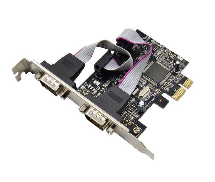 2 Port Serielle PCIe Karte Hauptchip : ASIX AX99100 2 x