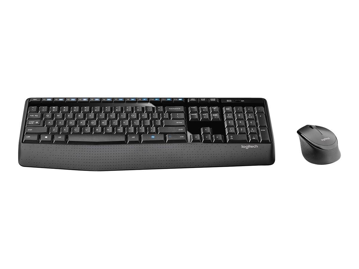Logitech Tastatur- und Maus-Set MK345 - Englisches Layout - Schwarz