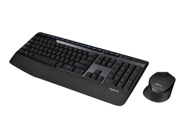 Logitech Tastatur- und Maus-Set MK345 - Englisches Layout - Schwarz