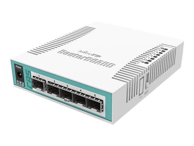 MikroTik RouterBOARD Cloud Router Switch CRS106-1C-5S - Switch - Smart - 5 x Gig