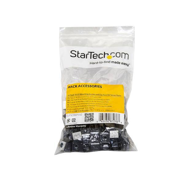 StarTech.com Server Rack Schrauben und Klippmutter