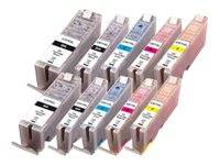 Peach C570XL/C571XL - 10er-Pack - XL-Yield - Schwarz, Gelb, Cyan, Magenta, Photo schwarz - kompatibel - wiederaufbereite