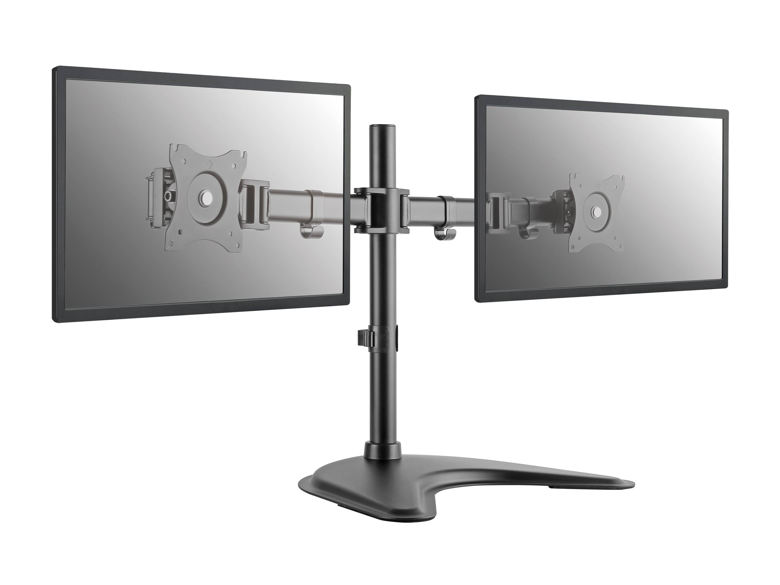 equip - Aufstellung für 2 LCD-Displays - Stahl - Bildschirmgröße: 33-68.6 cm (13"-27")