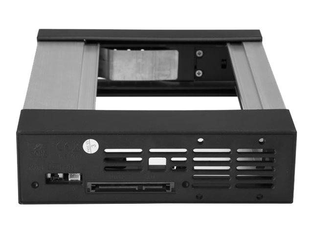 StarTech.com 5,25 auf 3,25 Festplatten Wechselrahmen - für 3,5 SATA/SAS Laufwerke - Trägerlos - SAS/SATA Backplane - Lau