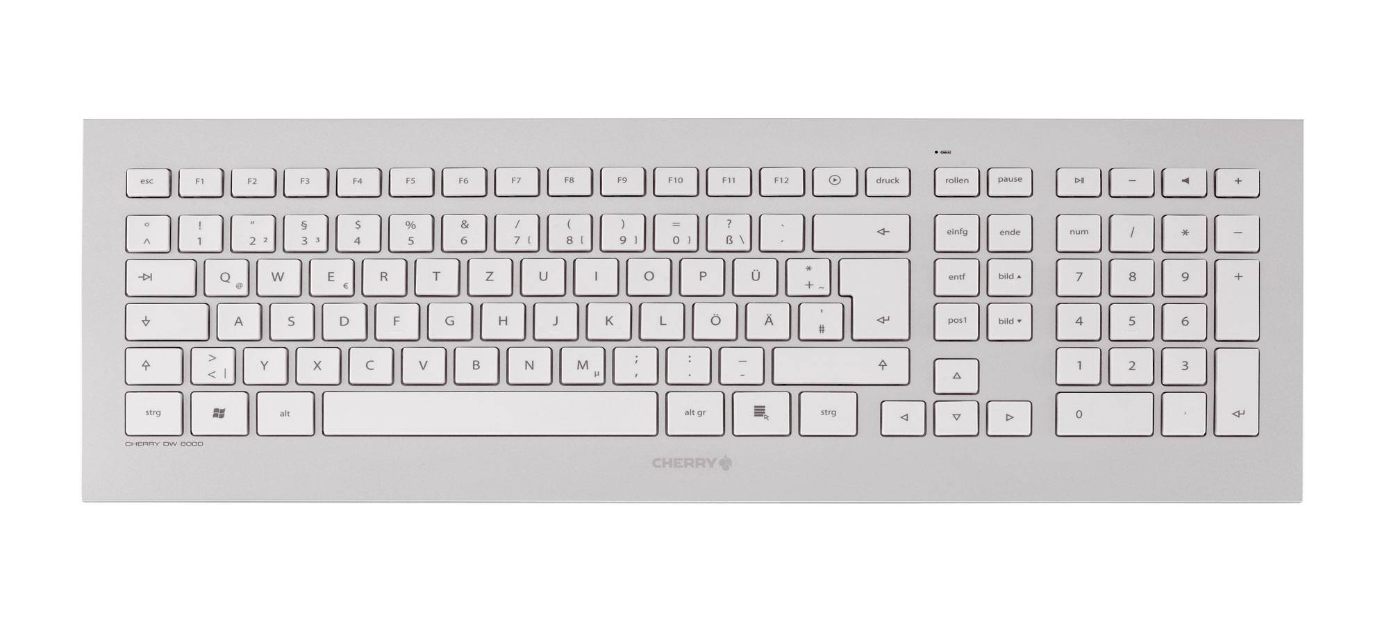 CHERRY DW 8000 - Tastatur-und-Maus-Set - kabellos