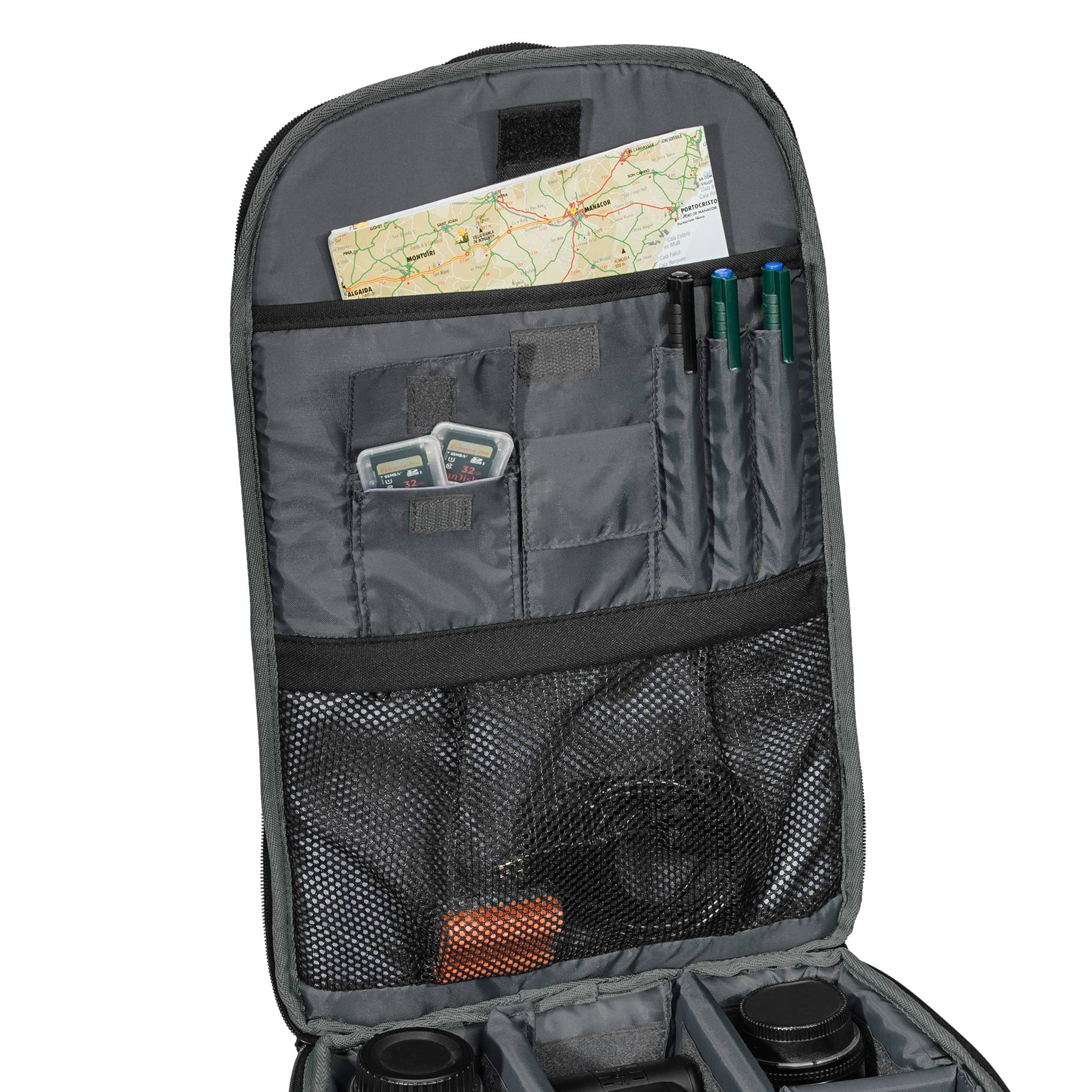 PEDEA Fashion - Rucksack für DSLR-Kamera - Schwarz