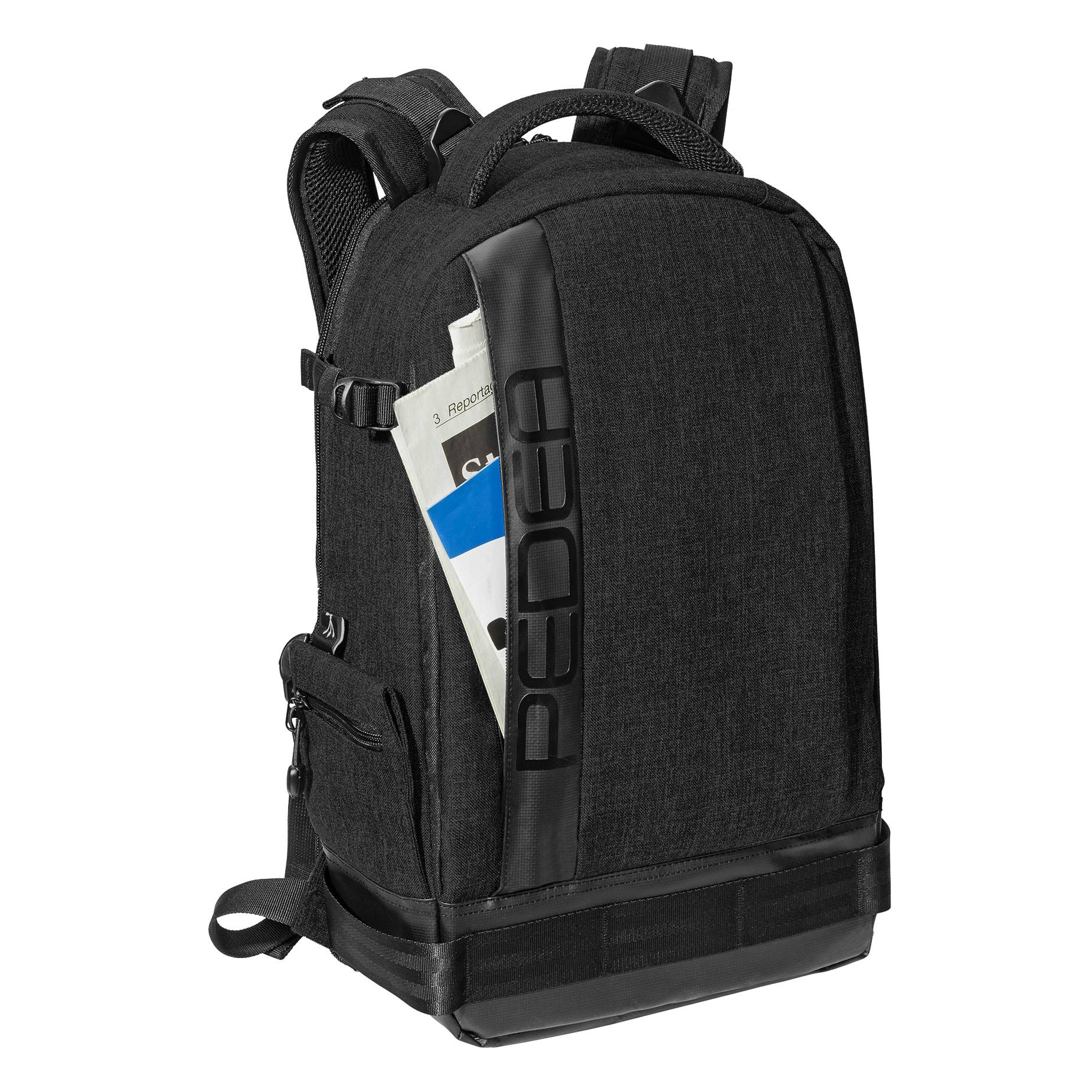 PEDEA Fashion - Rucksack für DSLR-Kamera - Schwarz