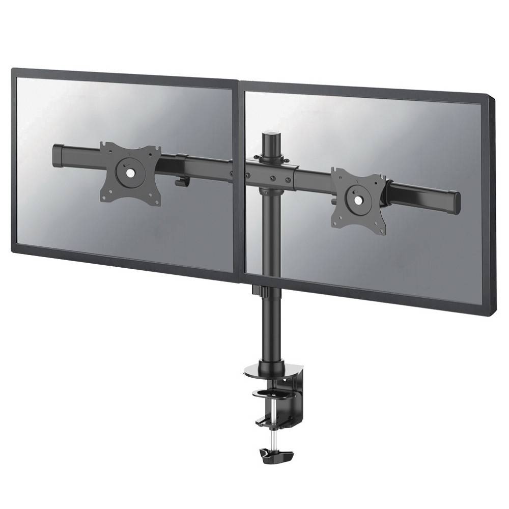 Neomounts Monitor-Tischhalterung FPMA-DCB100DBLACK 2 Display(s) 25,4cm (10") - 68,6cm (27") Schwarz Schwenkbar, Rotierbar