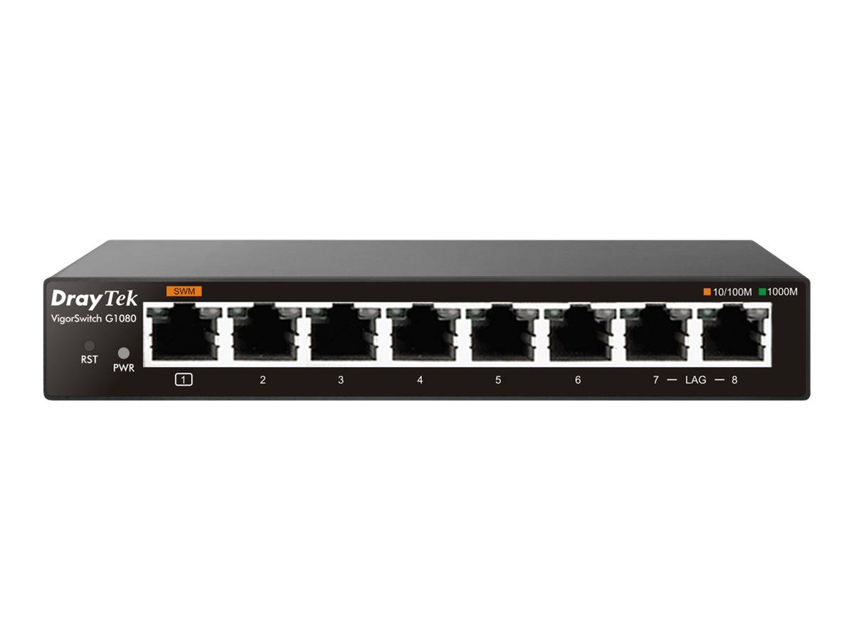 Draytek VigorSwitch G1080 - Switch - managed