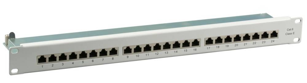 Ein weißer Netzwerk-Switch mit mehreren Ethernet-Anschlüssen, nummeriert von 9 bis 16.