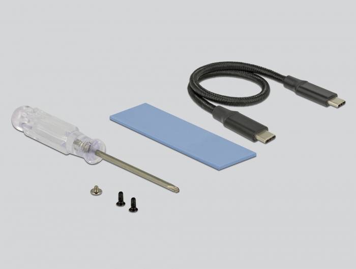 DeLOCK - Speichergehäuse - M.2 Card - USB 3.1 (Gen 2)