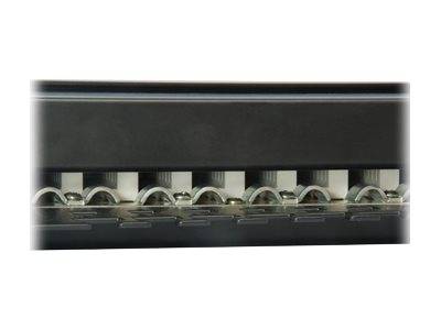 equip Pro - Patch Panel - Rack montierbar - CAT 6 - STP - RJ-45 X 24 - Schwarz - 1U - 48.3 cm (19"")