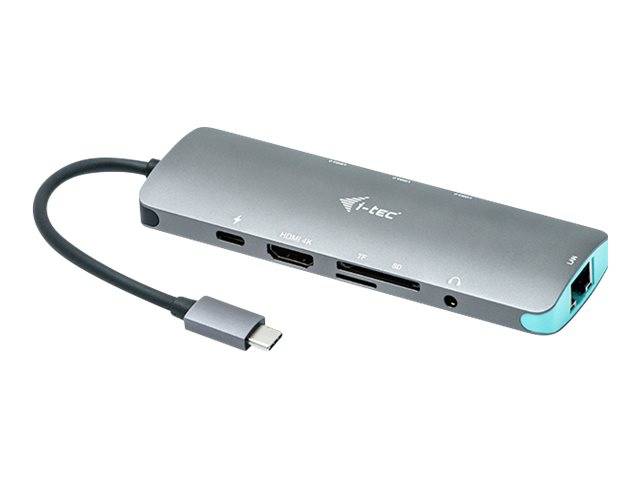 i-Tec USB-C Metal Nano Docking Station 4K HDMI LAN + Power Delivery