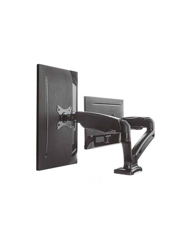 IB-MS304-T, Monitorständer mit Tischhalterung für zwei Monitore bis zu 27’’ (68 cm)