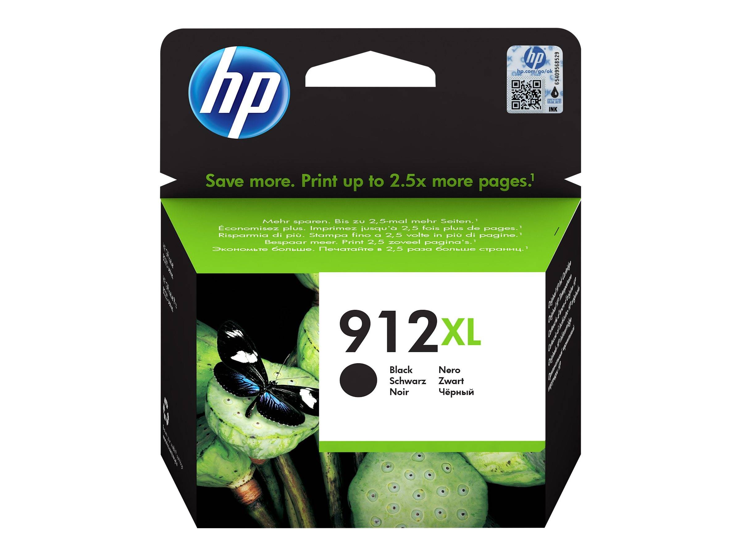 HP 912XL - Hohe Ergiebigkeit - Schwarz - Original