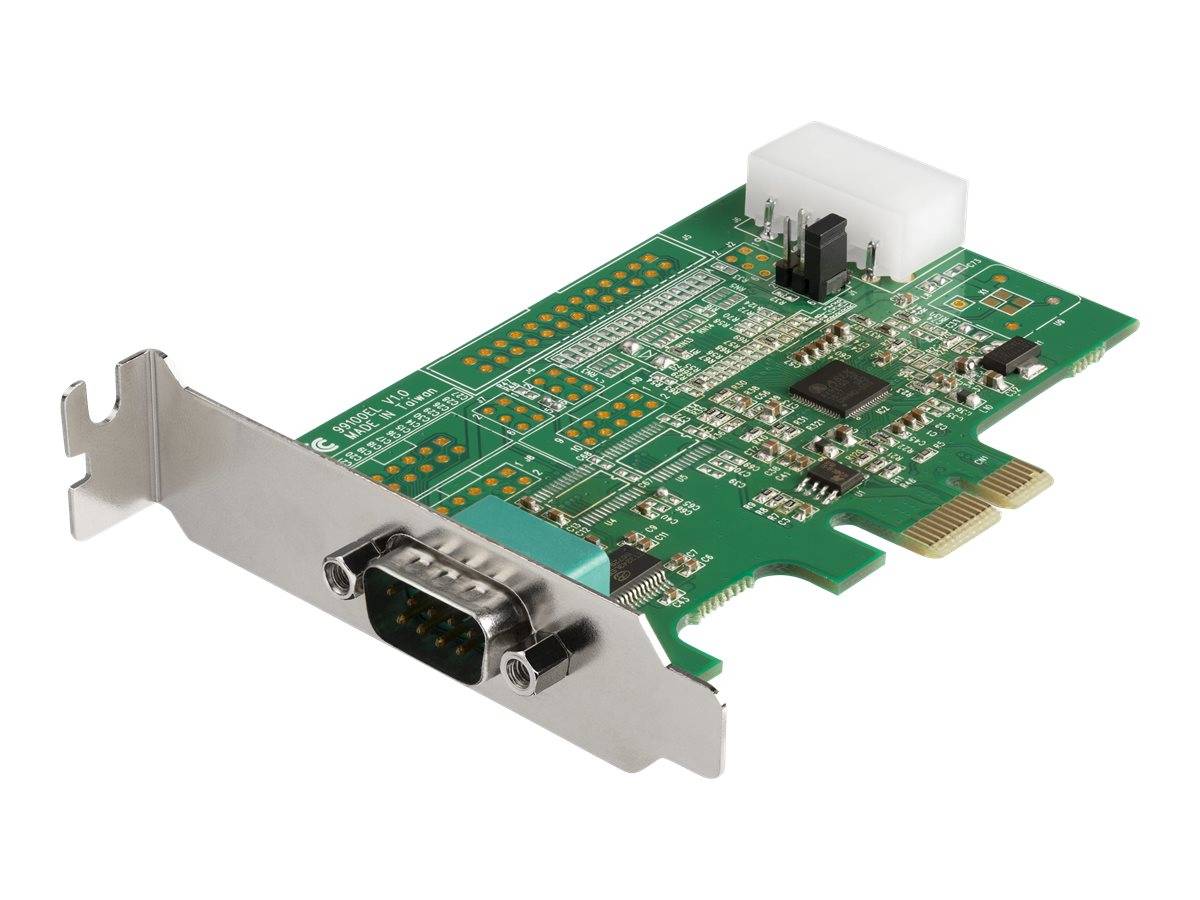 StarTech.com 1 Port Serielle PCI Express RS232 Adapter Karte - Serielle PCIe RS232 Kontroller Karte - PCIe zu Seriell DB9 - 16950 UART