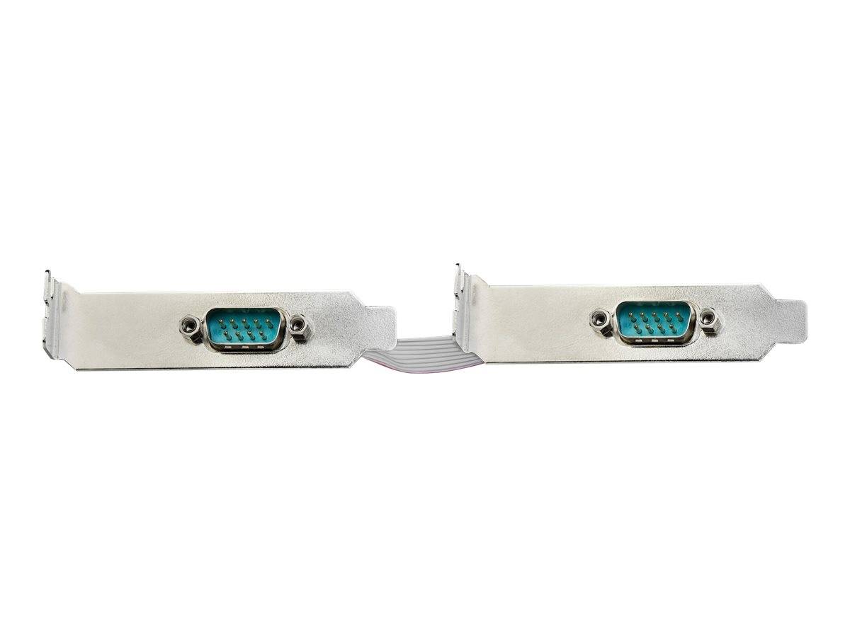 StarTech.com 2 Port Serielle PCIe RS232 Adapter Karte - Serielle PCIe RS232 Host Controller Karte - PCIe auf seriell DB9 - 16950 UART - Nidrig