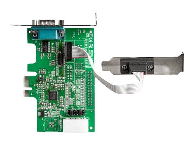 StarTech.com 2 Port Serielle PCIe RS232 Adapter Karte - Serielle PCIe RS232 Host Controller Karte - PCIe auf seriell DB9 - 16950 UART - Nidrig