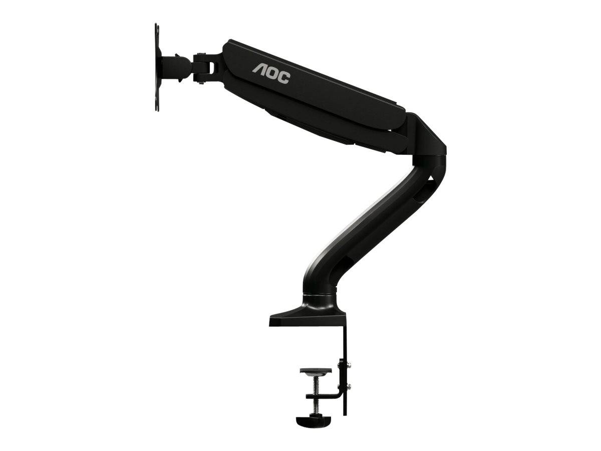 AOC AS110D0 - Befestigungskit - einstellbarer Arm - für LCD-Display - Aluminiumlegierung - Schwarz - Bildschirmgröße: bi