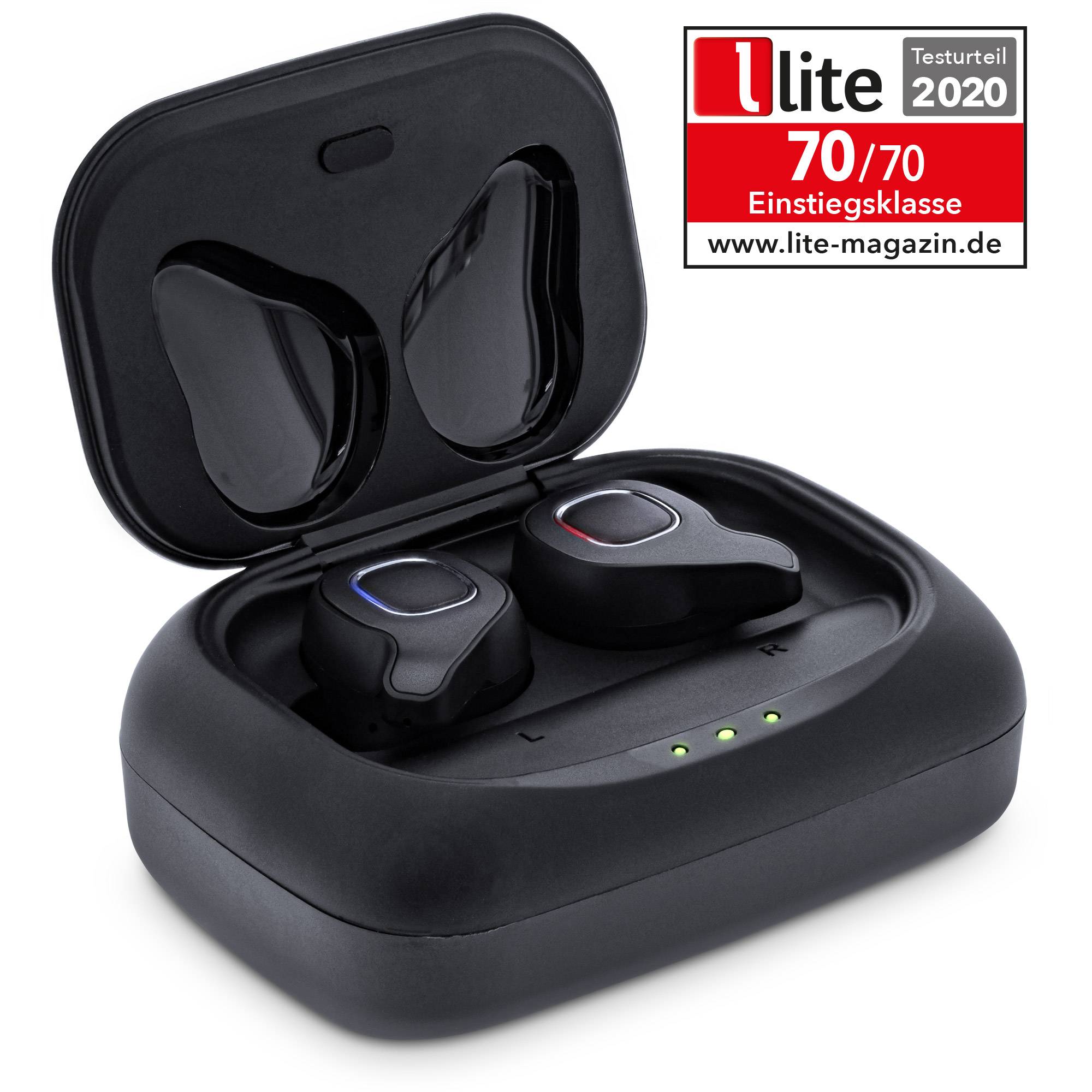 INLINE - PURE Air TWS - Bluetooth In-Ear Kopfhörer mit TWS - mit Qi-Case PowerBank