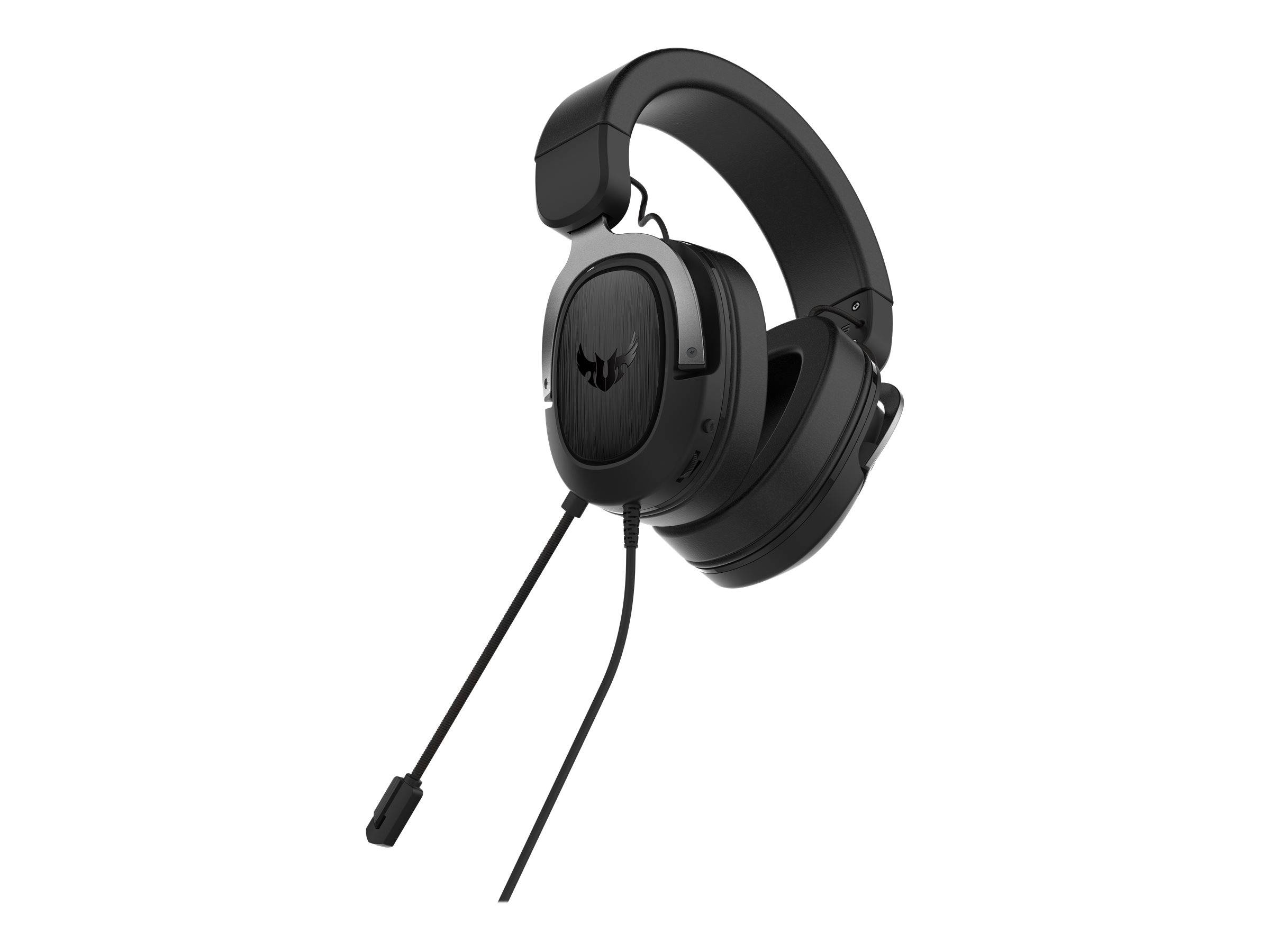 Asus TUF H3 Over Ear Headset kabelgebunden 7.1 Surround Gun Metall Gaming