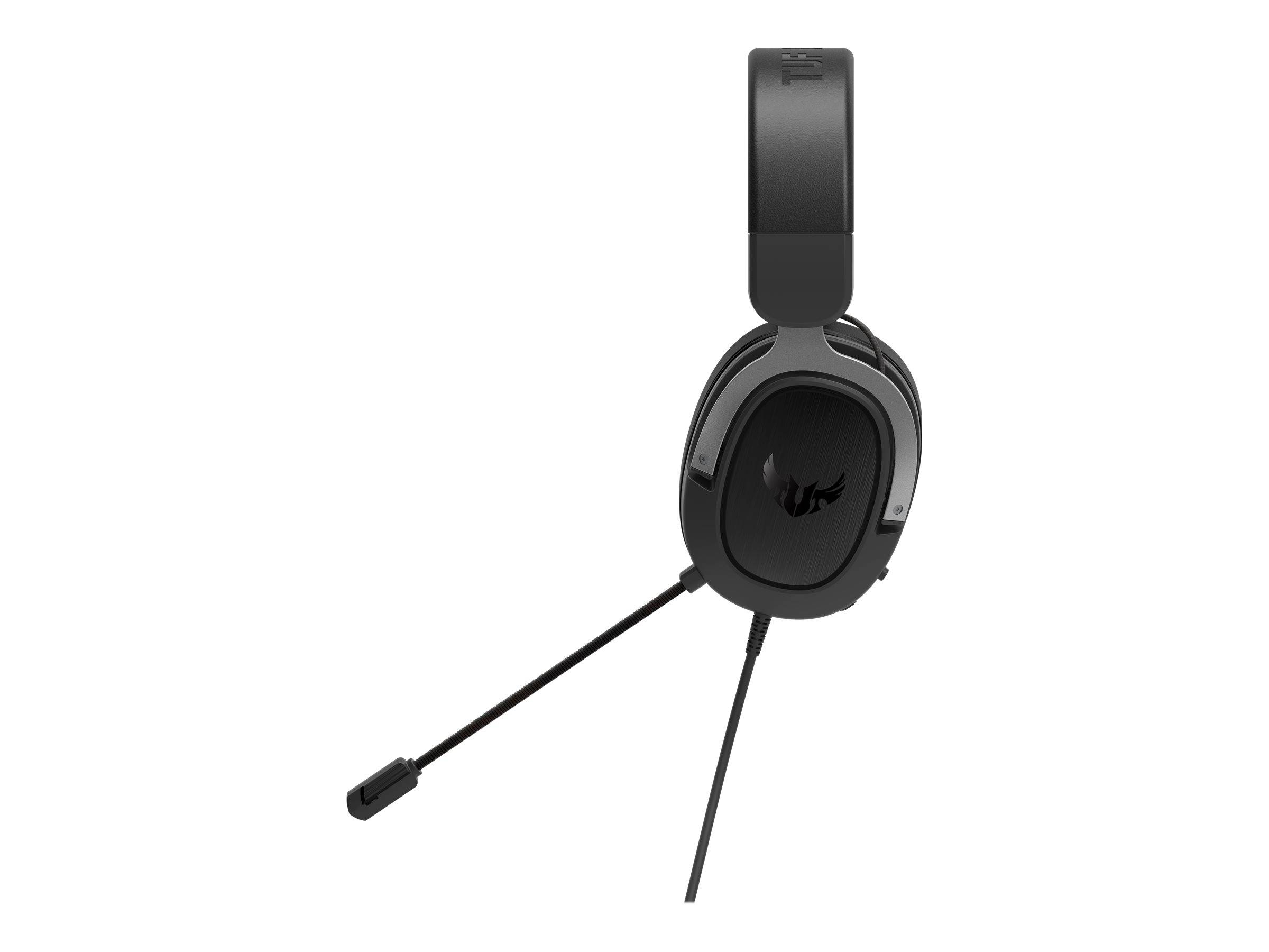 Asus TUF H3 Over Ear Headset kabelgebunden 7.1 Surround Gun Metall Gaming