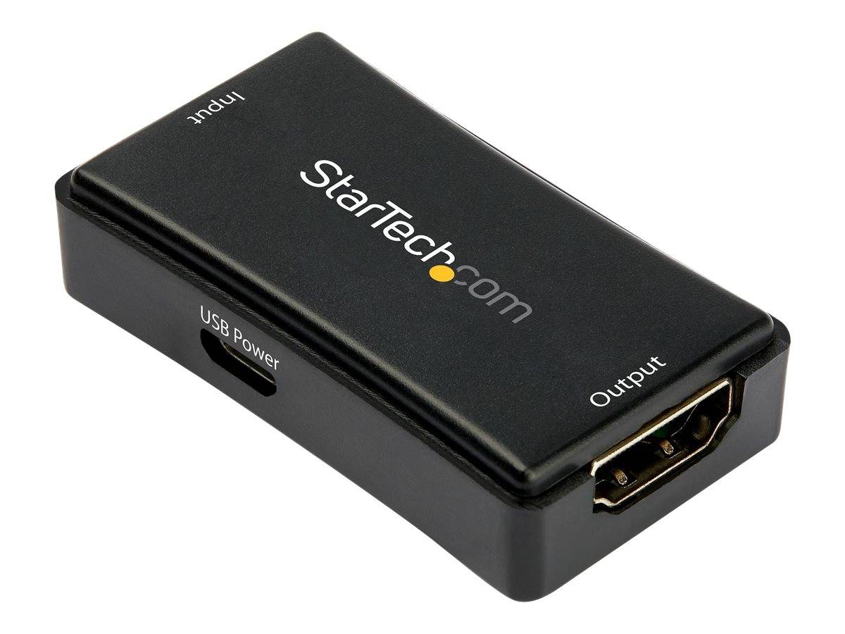 StarTech.com 14m HDMI Verstärker - 4K 60Hz - USB betrieben - HDMI Signalverstärker/Verlängerung - HDMI Inline Repeater/Booster - Aktiver 4K60 HDMI
